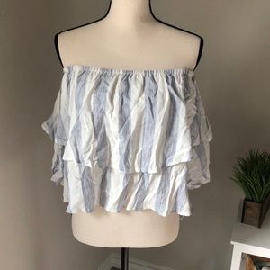 Buddylove top. Strapless or off the shoulder.